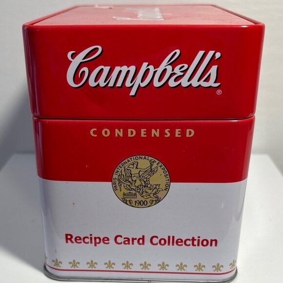 Campbells Condensed Recipe Card Tin Box Recipe Cards Dividers & Blank EUC 2007 - Picture 4 of 10